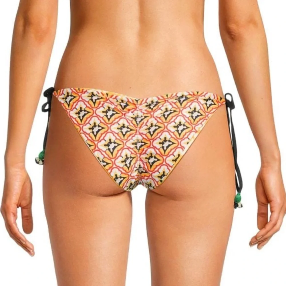 Agua Bendita Alegria Reversible Bikini Bottoms Size XL NWT